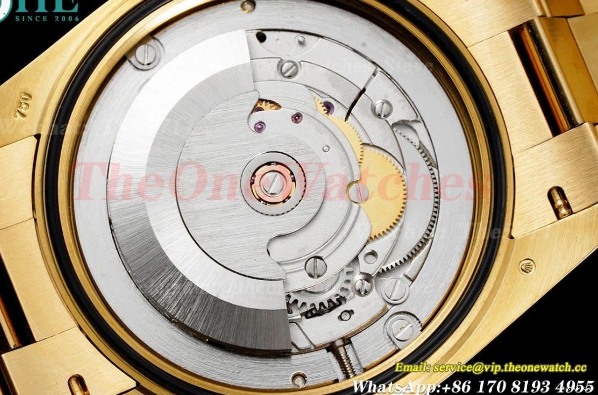 Textured DayDate Dial YG EWF YG 40mm A2836 Silver 0327